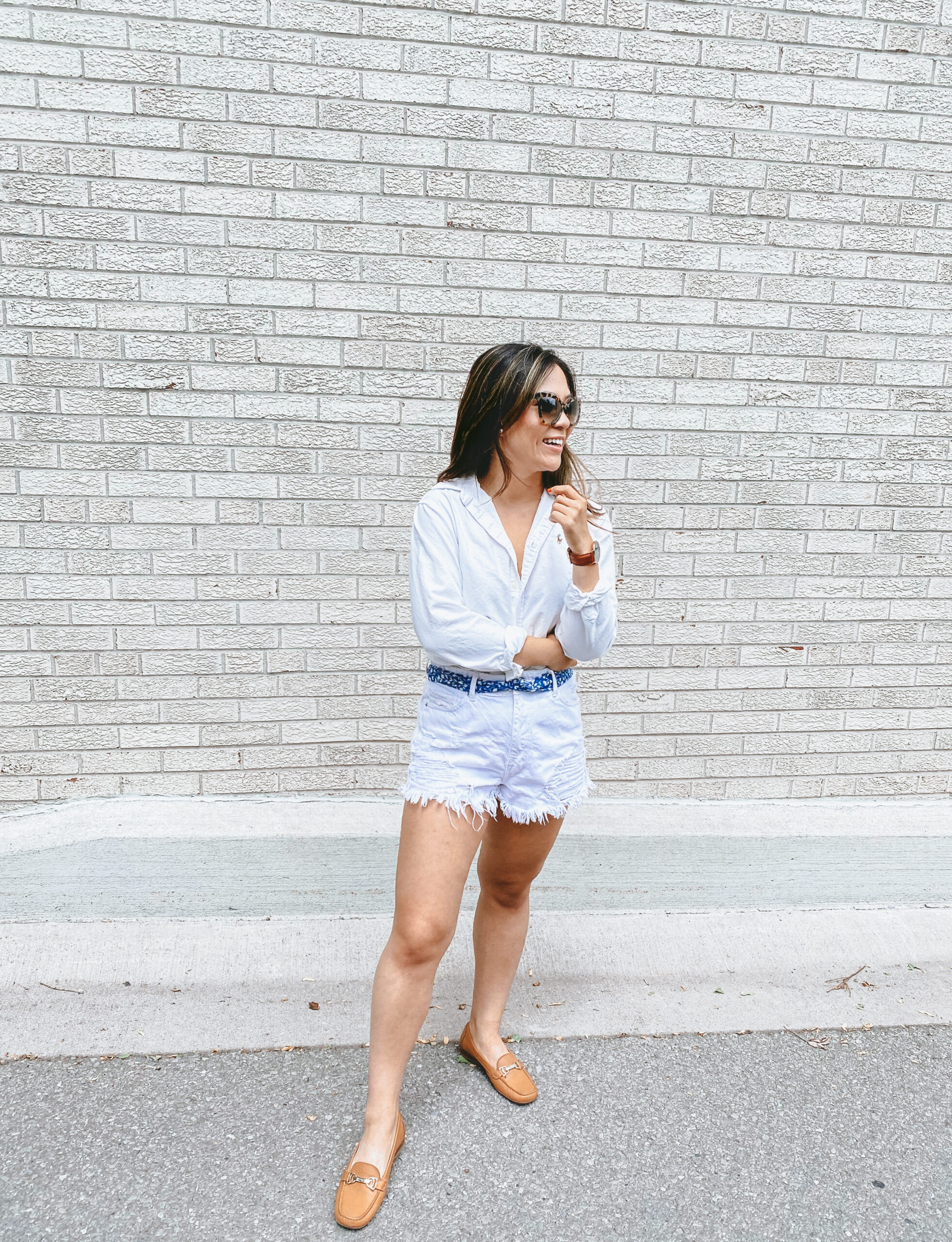 Chic in Every Shade / Denim Shorts